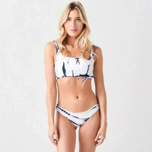 L*Space Tie Dye Wilder Bikini Top & Sandy Bottoms, liberty tie dye